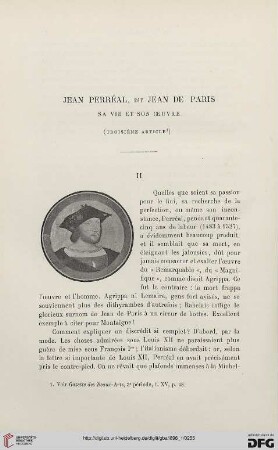 3. Pér. 15.1896: Jean Perréal, dit Jean de Paris, 3 : sa vie et son œuvre