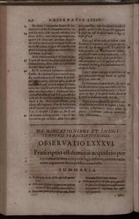 De Usucapionibus Et Longi Temporis Præscriptionibus.