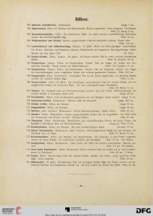 Silber (Nr. 757-781)