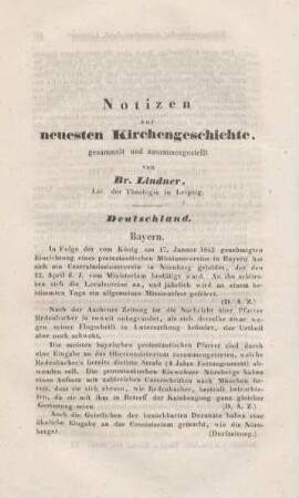 178-192 Notizen zur neuesten Kirchengeschichte