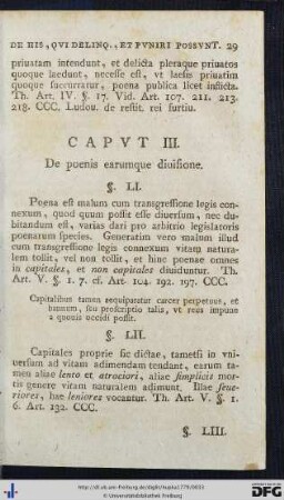 Capvt III.