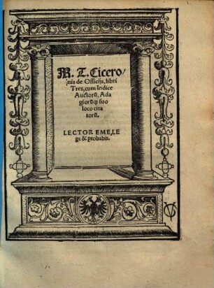 De Officiis : libri tres