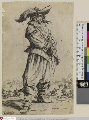 [La Noblesse: Gentilhomme; Der Adel Lothringens: Der Krieger mit dem großen Federhut]