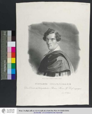 Eduard Holzmiller : Dem Director des Königstädtischen-Theaters Herrn Fr. Cerf zugeeignet / von J. Knorr
