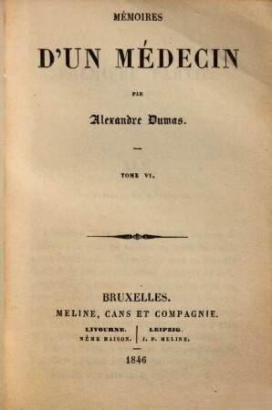 Mémoires d'un médecin, 6