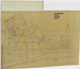 Ausstellungsgelände Ehrenhof, Fischerstraße, Lageplan