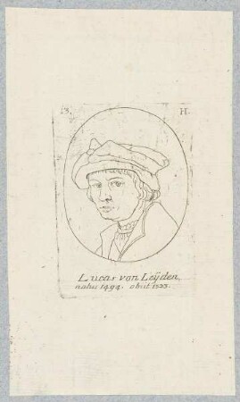 Bildnis des Lucas von Leyden
