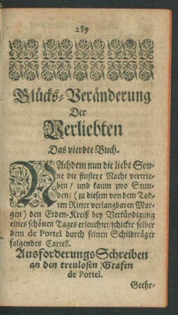 Das vierdte Buch.