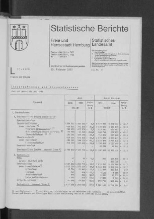 Steueraufkommen und Steuereinnahmen Juni und Januar bis Juni 1991 : Lfd. Nr. 4