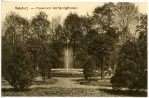 Radeburg. Promenade