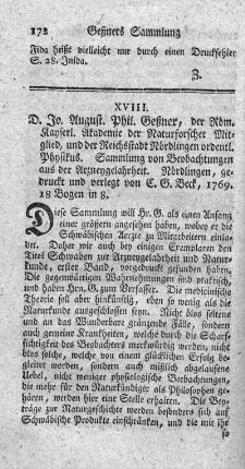 Samlung von Beobachtungen aus der Arzneygelahrtheit. Bd.1.