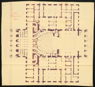 Opernhaus, Hannover: Grundriss 1:100