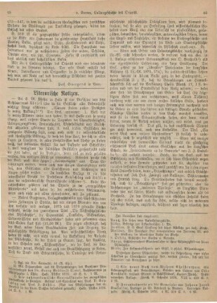 45-48 Literarische Notizen