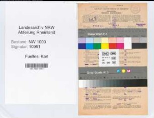 Entnazifizierung Karl Fuelles, geb. 28.05.1901 (Kaufm.Angest.)