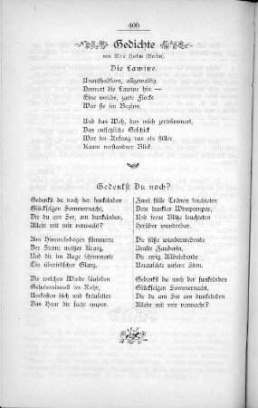 Die Lawine.