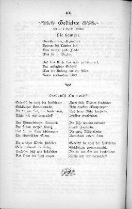 Die Lawine.