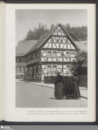 Die Ruine der Hallenburg über Steinbach-Hallenberg