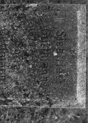 Grabstein 33 (Detailaufnahme 1)