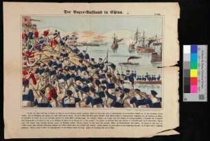 Farbdruck "Der Boxer-Aufstand in China", Nr. 1788