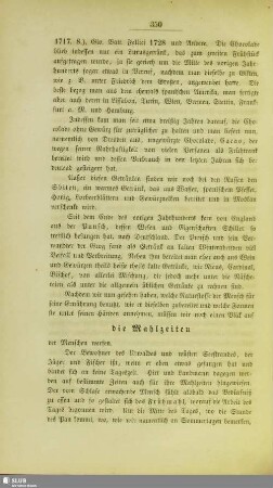 Die Mahlzeiten