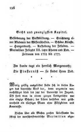 Sechs und zwanzigstes Kapitel