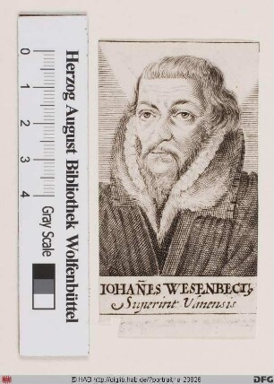 Bildnis Johann Wesenbeck