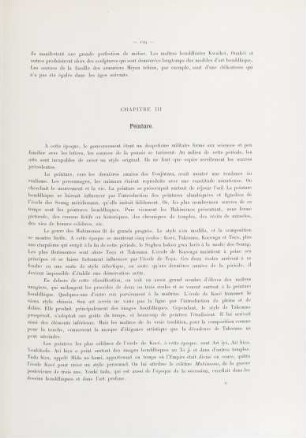 Chapitre III. Peinture
