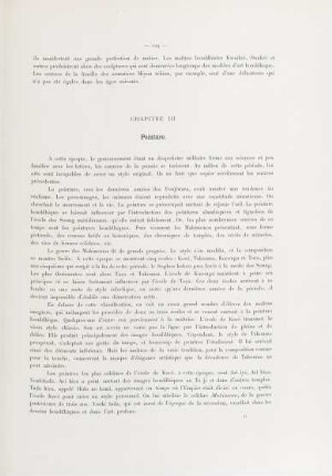 Chapitre III. Peinture