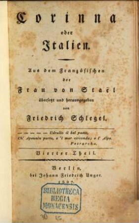 Corinna oder Italien, 4
