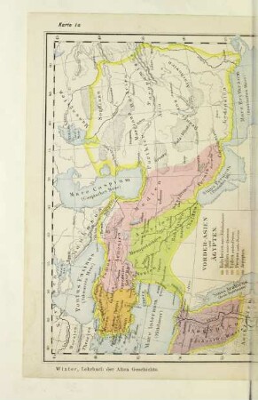 Vorder-Asien und Ägypten. Ägypten und Palästina vor der babyl. Gefangenschaft