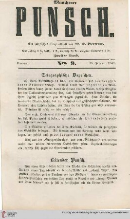Nro. 9 (25. Februar 1849)