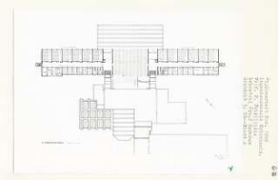 Ingenieurschule Griechenland (Diplomarbeit bei Bernhard Hermkes): Grundriss 3. Obergeschoss 1:200