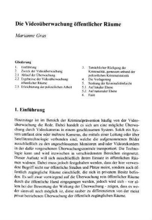 239-254, Videoüberwachung öffentlicher Räume