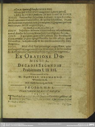 Decadis Secundae