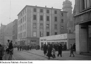 Blick in die Grimmaische Straße