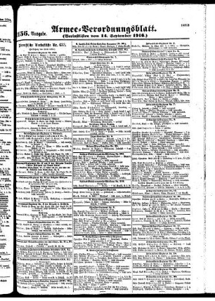 1156.Ausgabe. Donnerstag, 14. September 1916