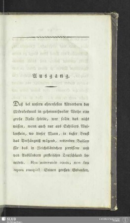 Ausgang