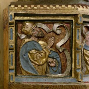 Bosseroder Altar — Relief links - Prophet