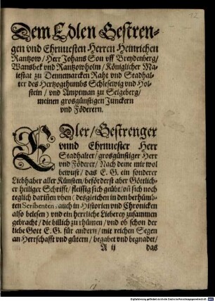 Beschreibung der grossen verenderungen in der Welt so von 1500 - 1585 Jar vorgefallen