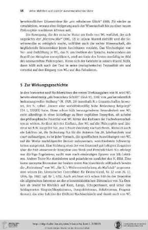 5 Zur Wirkungsgeschichte