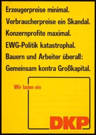 DKP, Bundestagswahl 1972