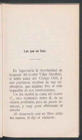 Los que no leen