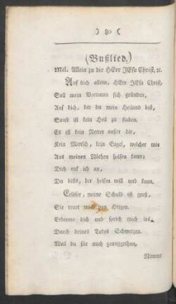 Bußlied.
