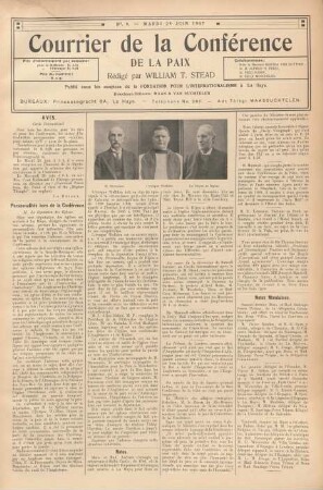 No. 9. Mardi 25 Juin 1907