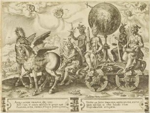 Der Triumph der Welt, Blatt 1 aus der Folge "Der Kreislauf der Unbeständigkeit menschlicher Dinge"