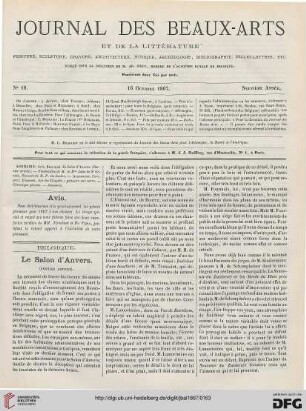 Nr. 19 (16 Octobre 1867)