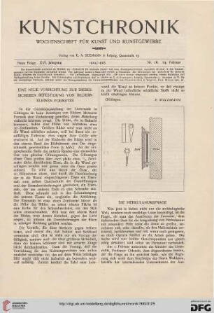 Heft 16 (24. Februar 1905)