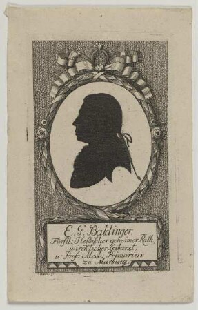 Bildnis des Ernst Gottfried Baldinger