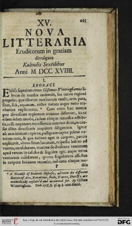 [XV. Kalendis Sextilibus – XVI. Idibus Sextilis]
