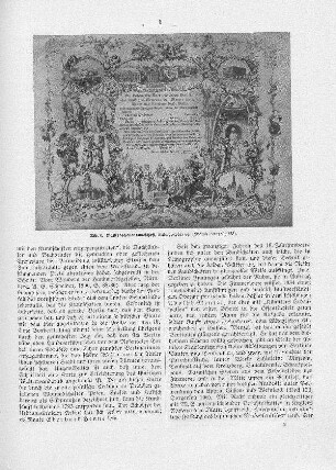 Abb. 4. Mauerergesellenkundschaft, Lithographie von Adolph Menzel (1838)